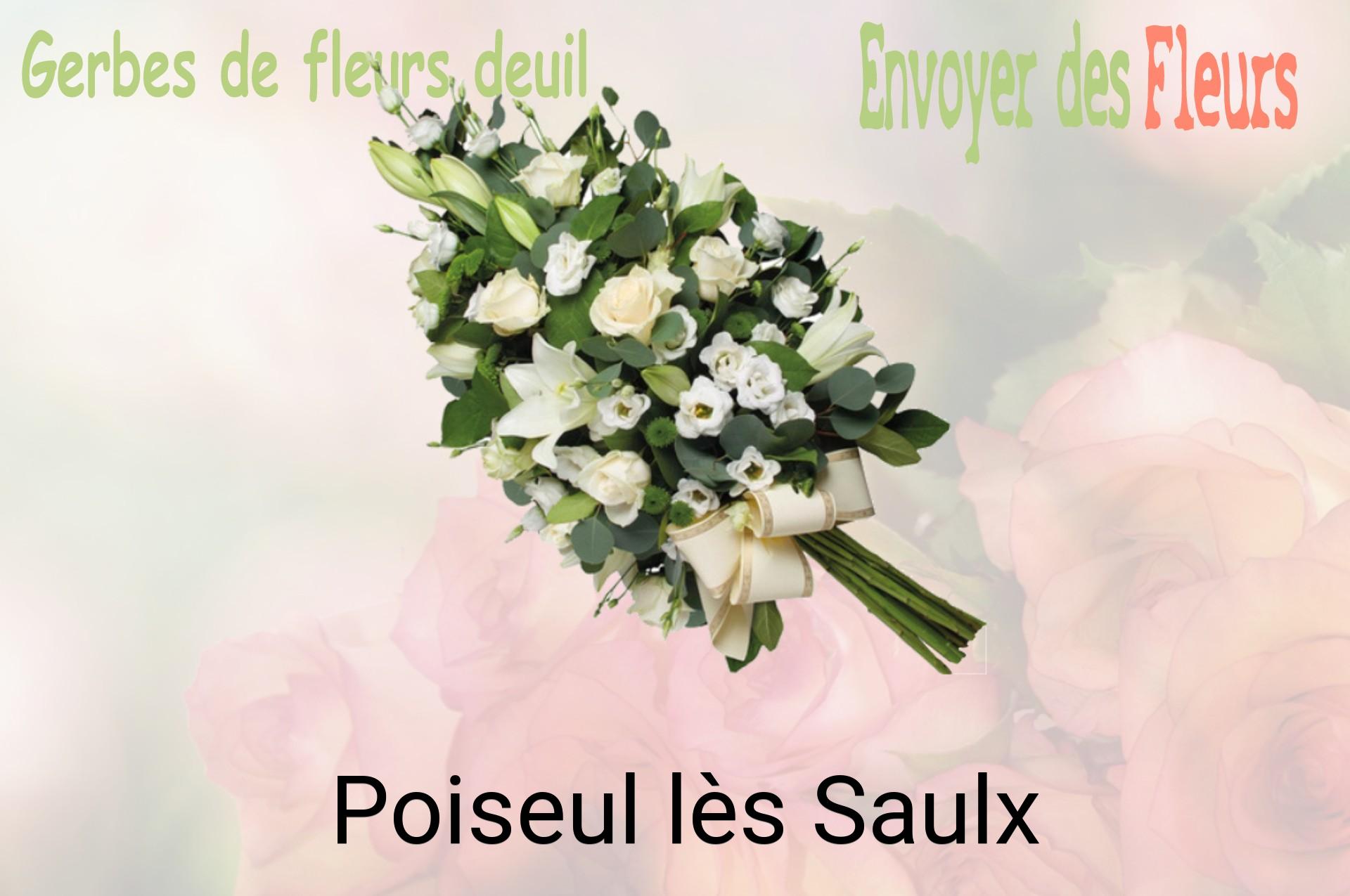 Gerbe de fleurs de deuil livrée à Poiseul-lès-Saulx
